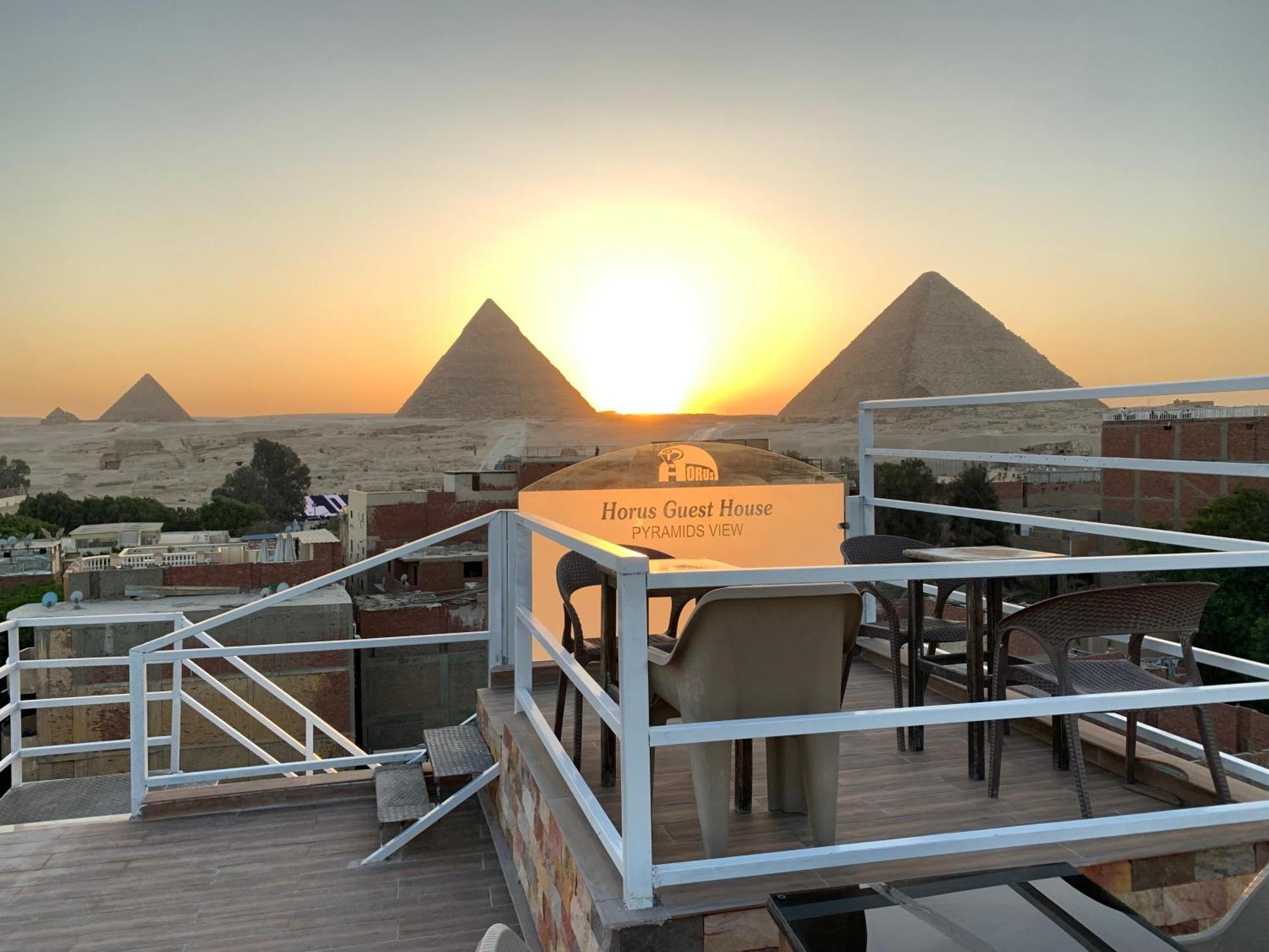 Horus Guest House Pyramids View Каїр Екстер'єр фото